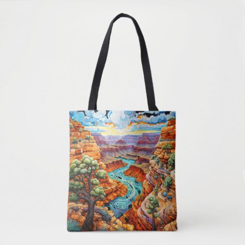 Sunny Day In A Desert Canyon Tote Bag