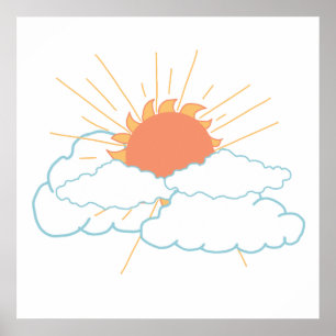 Sunny Day in the Neighborhood Poster