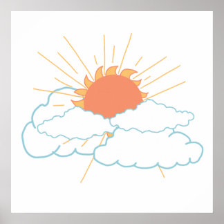 Sunny Day in the Neighborhood Poster