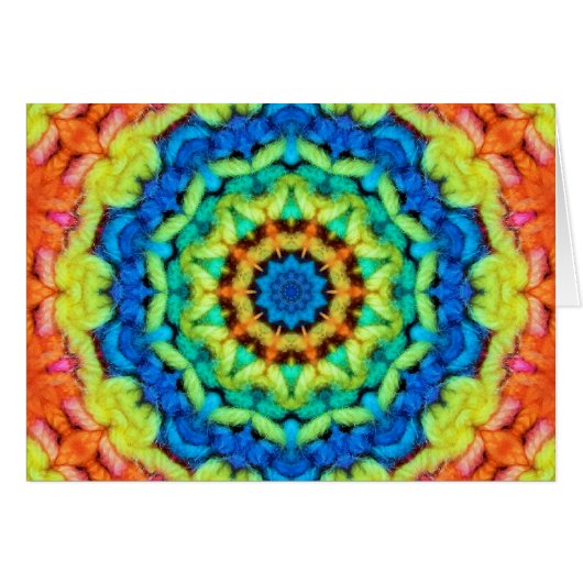 Sunny Day Kaleidoscope Cards (Front Horizontal)