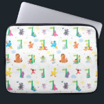 Sunny Day Sesame Street Pattern Laptop Sleeve<br><div class="desc">This adorable Sesame Street pattern features the Sesame Pals on a sunny day! Check out Grover reading by the Sesame Street sign post, Abby Cadabby flying in the clouds, The Count counting bats, Ernie and Bert by the sign post, Oscar The Grouch with Slimey The Worm, Rosita reading by the...</div>