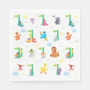 Sunny Day Sesame Street Pattern Napkins