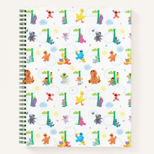 Sunny Day Sesame Street Pattern Notebook