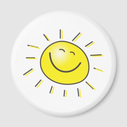 Sunny day smiling sun Day to smile Magnet