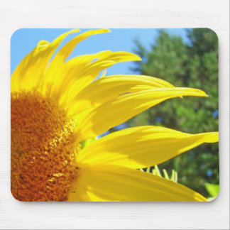 Sunny Day Summer Yellow Sunflower mouse pads