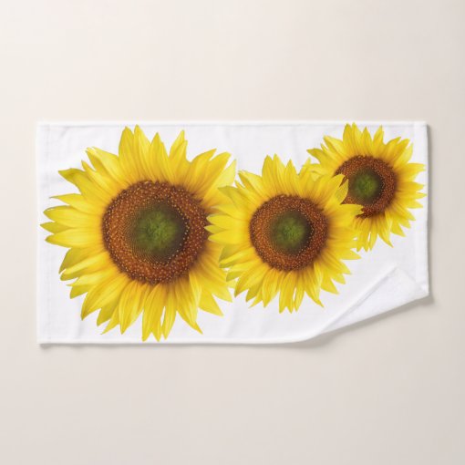 Sunny Day Sunflower Bath towel Set Zazzle