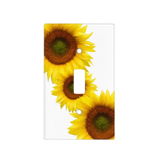 Sunny Day Sunflower Light Switch Cover (Front)