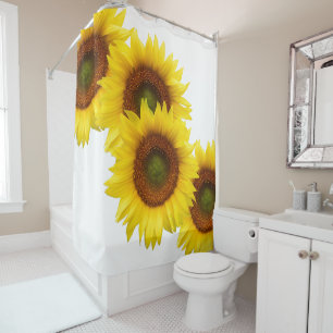 Sunny Day Sunflower Shower Curtain