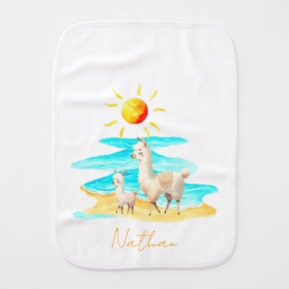 Sunny Days Baby Burp Cloth