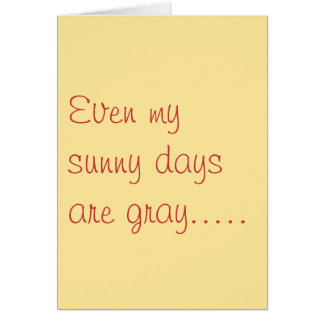 Sunny days cards