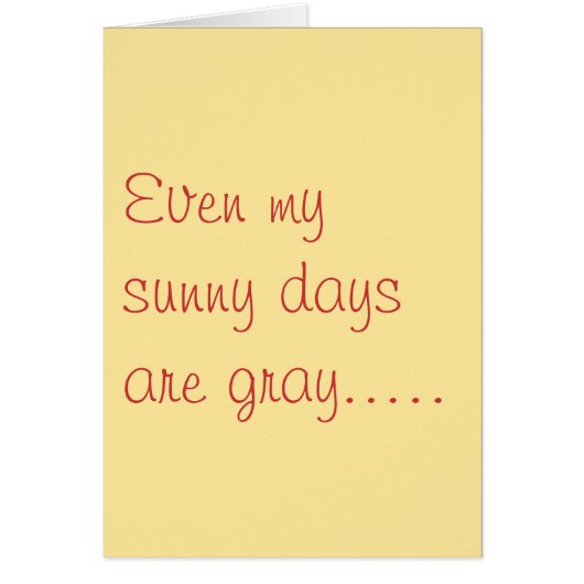 Sunny days cards (Front)