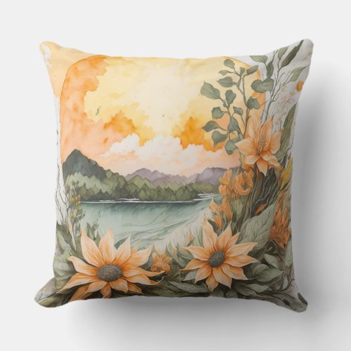 Sunny Daze Throw Pillow