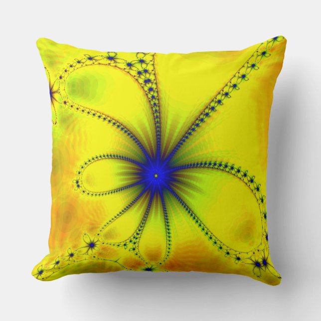 Sunny Daze Throw Pillow (Front)