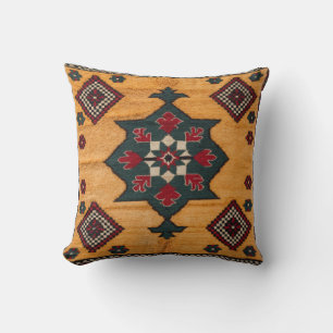 Sunny Delight" Persian Kilim Cushions: Timeless  Throw Pillow