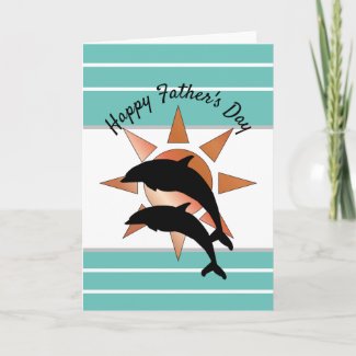 Sunny Dolphin Happy Fathers Day