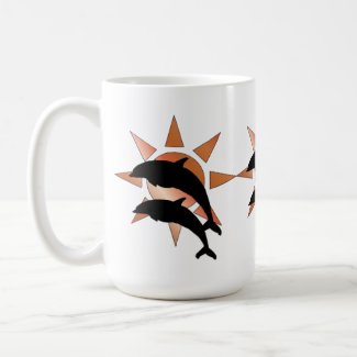 Sunny Dolphin Coffee Mug