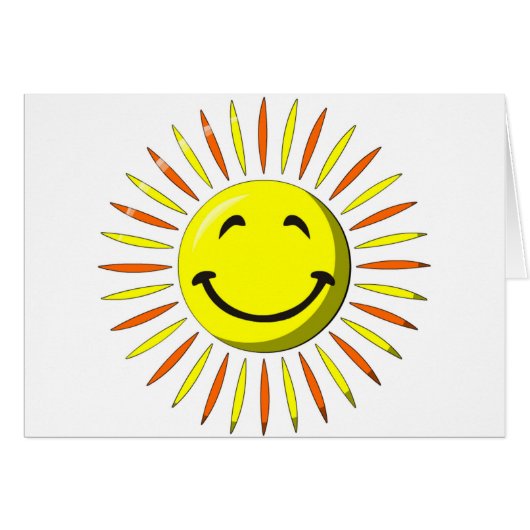 Sunny Face Cards (Front Horizontal)