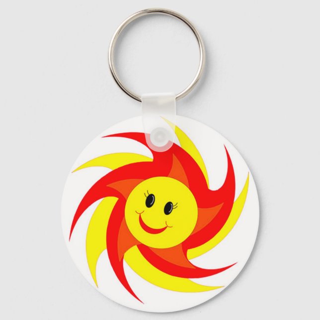 Sunny Face Keychains (Front)