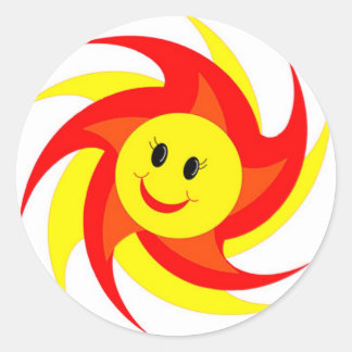 Sunny Face Stickers
