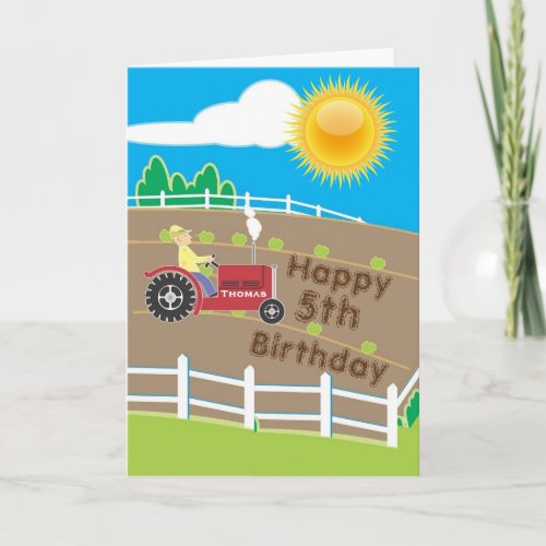 Sunny Farm Card