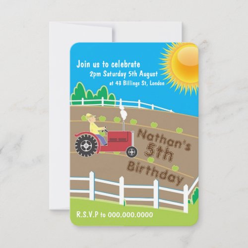 Sunny Farm Invitation