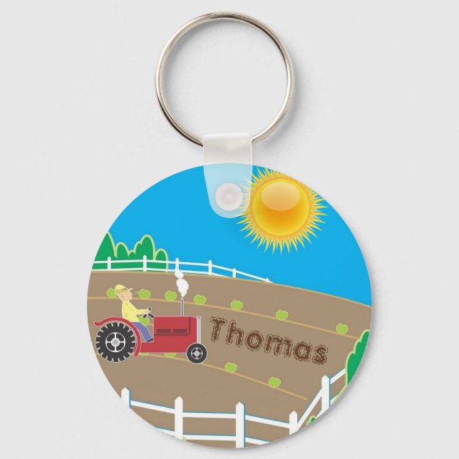 Sunny Farm Keychain (Front)