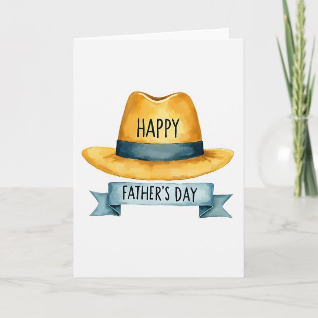Sunny Fathers Day Banner Card (Front)