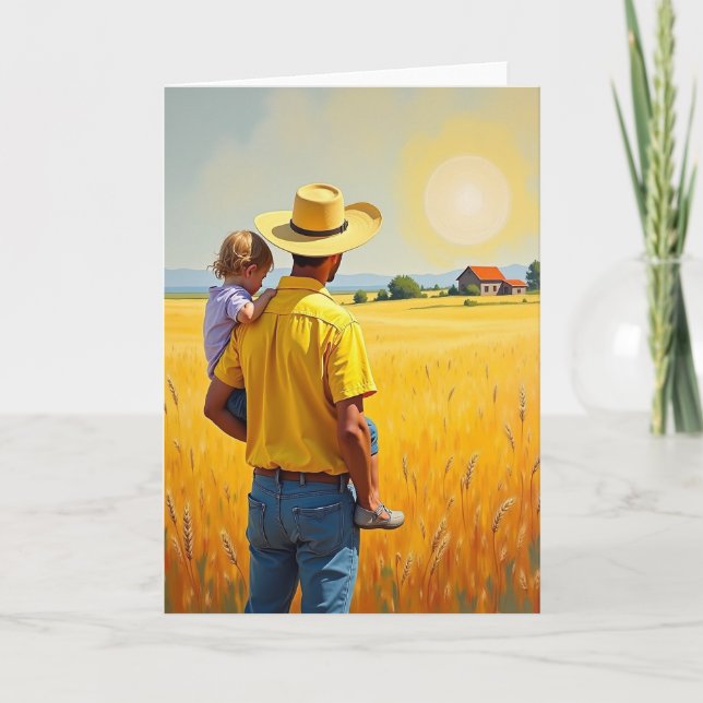 Sunny Fathers Day Field Card (Front)