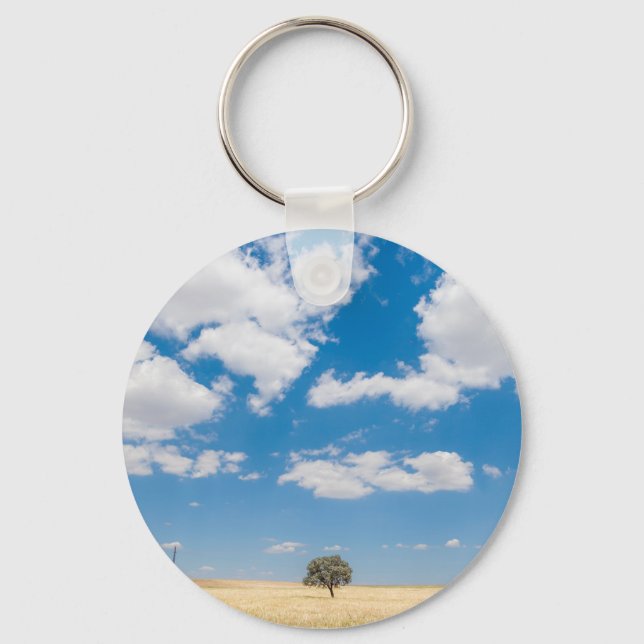 sunny field keychain (Front)