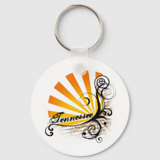 Sunny Floral Graphic Tennessee Keychain