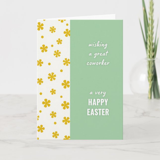 Sunny Floral Greeting Card (Front)