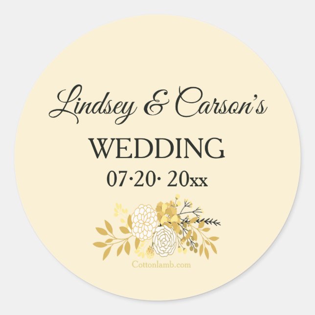 Sunny Floral Stickers (Front)