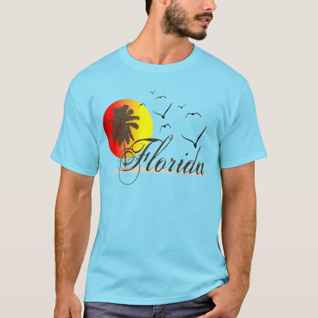 Sunny Florida Sunsets T-Shirt (Front)