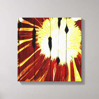 Sunny Flower Barn Canvas Print