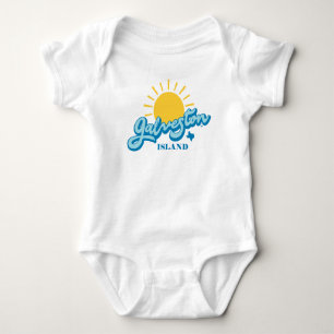 Sunny! Galveston Island Texas Baby Bodysuit