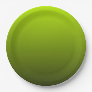 Sunny Green Forest Green Warm Colors Paper Plates