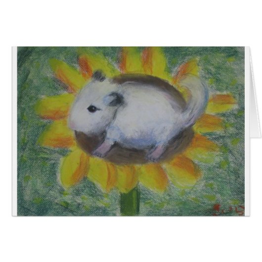 Sunny hamster cards (Front Horizontal)