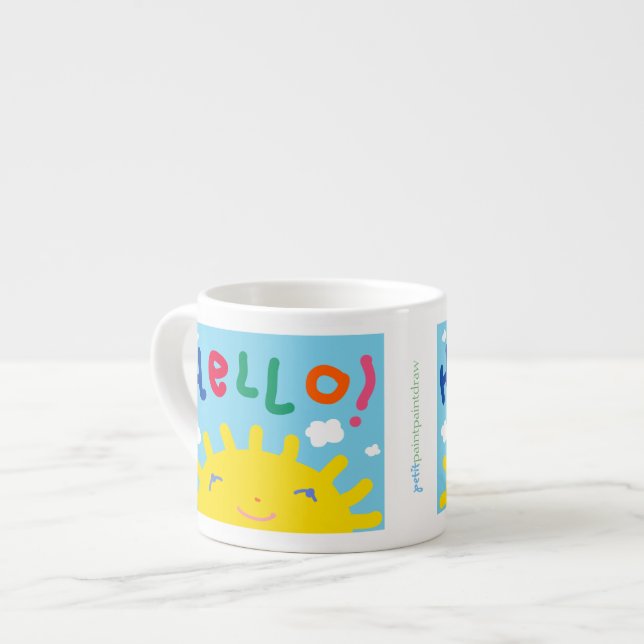 Sunny Hello small mug (Front Left)