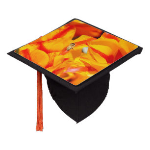 Sunny Honey Bee Graduation Cap Topper