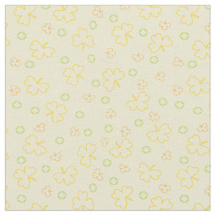Sunny Irish Shamrocks Fabric