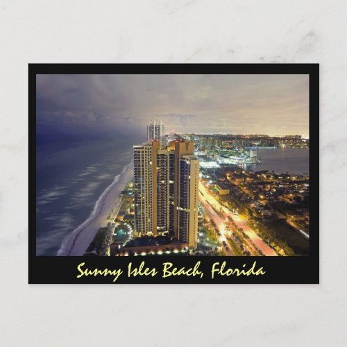 Sunny Isles Beach Florida USA Postcard