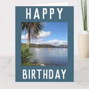 Sunny Kames Bay on the Isle of Bute, Scotland Card
