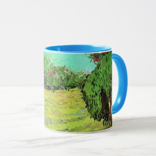 Sunny Lawn in a Public Park by Vincent van Gogh Mug