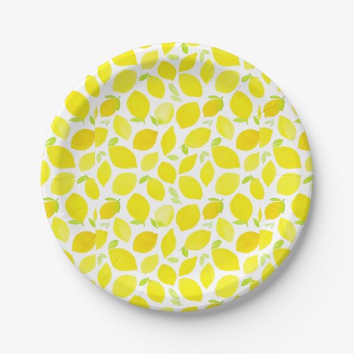 Sunny Lemon Delight Paper Plates Paper Plates