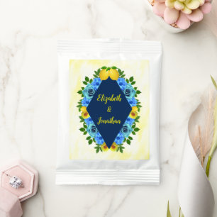 Sunny Lemon Floral Wedding Lemonade Drink Mix