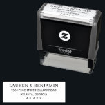 Sunny Lemon Wedding Self-inking Stamp<br><div class="desc">Celebrate love in full bloom with our Lemon Pattern Wedding Collection—where vibrant citrus motifs and delicate greenery come together to create a playful,  sun-kissed aesthetic perfect for spring and summer celebrations.</div>