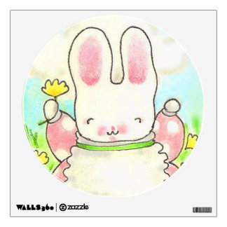 Sunny Little Bunny Wall Decal