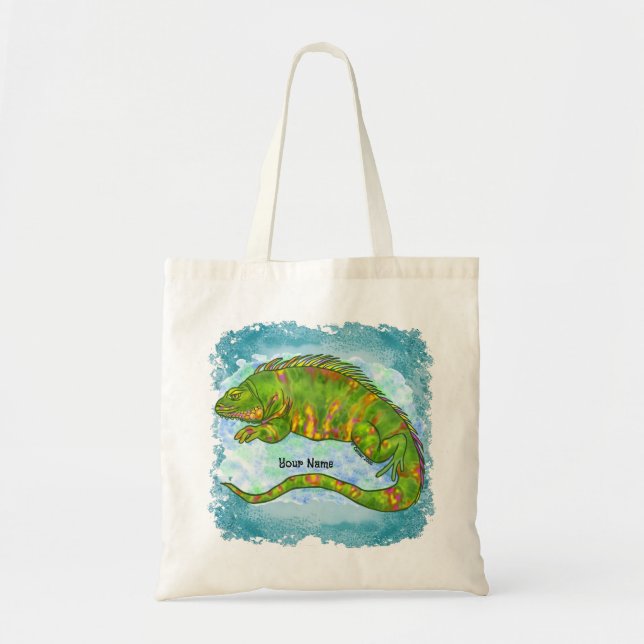 Sunny Lizard Tote Bag (Front)