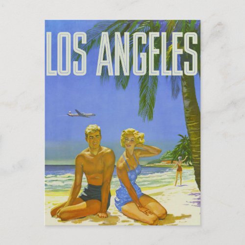 Sunny Los Angeles Greetings Postcard