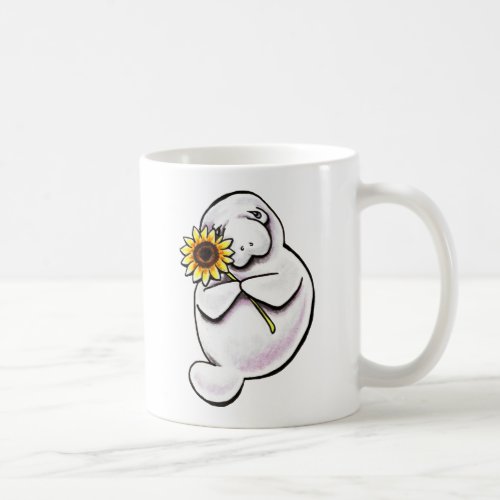 Sunny Manatee Off_Leash Art Coffee Mug